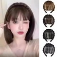 thumbnail image 4 of ZOUBAOQ Extension de Cheveux Synthétique Frange Fausse Naturelle Clip sur Cheveux pour Femmes Invisible, 4 of 8