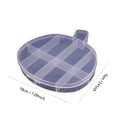 thumbnail image 3 of Storage Box Halloween Themed Clear Compartment 7 X 6 Inch for Candy Treats Halloween Party Favors, 3 of 7