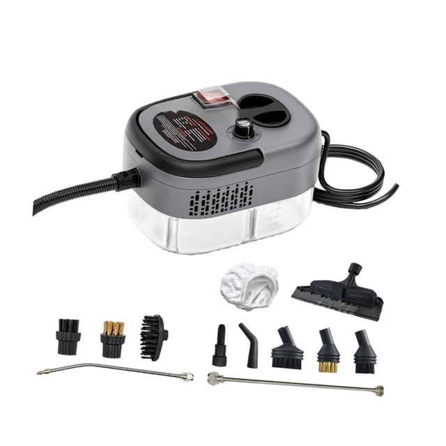 Limpiador a portátil, limpiador a a presión, potente máquina doméstica con tanque 1.2 L, izador para coches para limpieza Gris