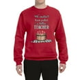 thumbnail image 2 of Wild Bobby, We CouldnÃ¢â‚¬â„¢t Have Picked a Better Teacher Apple Basket Pop Culture Unisex Crewneck Graphic Sweatshirt, Red, 3XL, 2 of 3