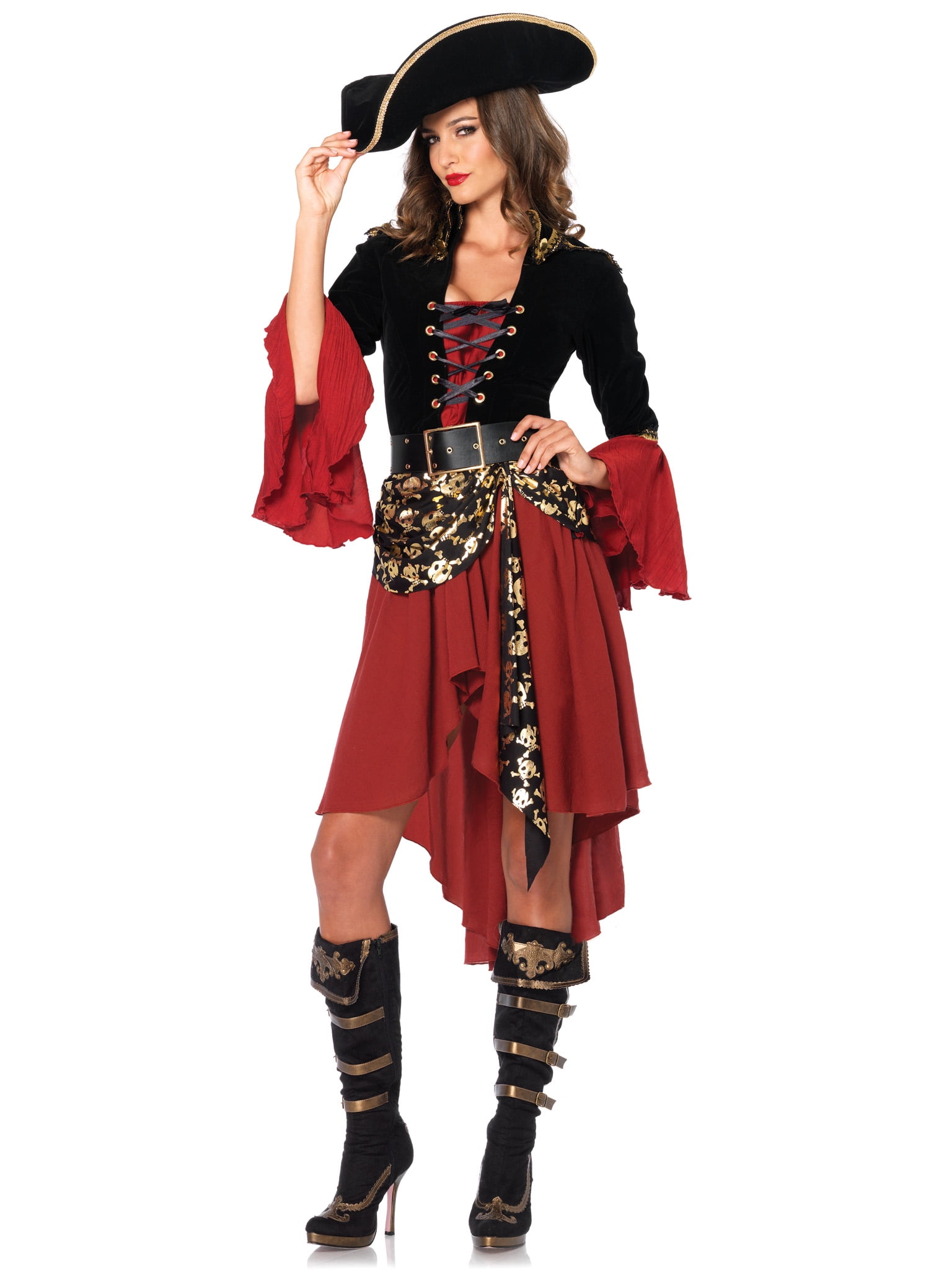 Leg Avenue Women's Cruel Seas Pirate Captain Costume