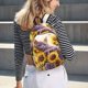 thumbnail image 5 of Disketp Daisy Sunflower Lazy Cat print Canvas Backpack Lightweight Travel Daypack Student Rucksack Laptop Backpack-, 5 of 5