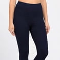 thumbnail image 2 of Hitime Capri Workout Leggings for Women Super Soft Stretchy High Waisted Capri Length Navy Sizes L-XL Yoga Workout Running, 2 of 8