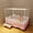 Pink, variant on Luxury Villa Rabbit cage with Wheels, Guinea Pig cage, complimentary Food Bowl, Bed, Suitable for Hamsters, Chinchillas, Squirrels, Hedgehogs, Ferrets, Cats