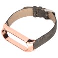 thumbnail image 4 of Correas de reloj con patrón vaquero, correas de muñeca Retro de repuesto para Xiaomi Mi Band 6, hebilla NFC, estilo gris, carcasa dorada vaquera, 4 of 5