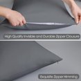 thumbnail image 4 of Funda De Almohada Corporal 100% Algodón Egipcio, Funda De Almohada Larga De 600 Hilos, Protector De Almohada Con Cremallera, Tejido De Satén, Funda De Almohada De Cuerpo Completo Para Adultos De 19.7, 4 of 5