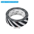 thumbnail image 2 of Uxcell Holographic Washi Tape 0.59 Inch x 10.93 Yards, 1 Roll Self Adhesive Stripe Pattern Masking Sticker, Gray, 2 of 6