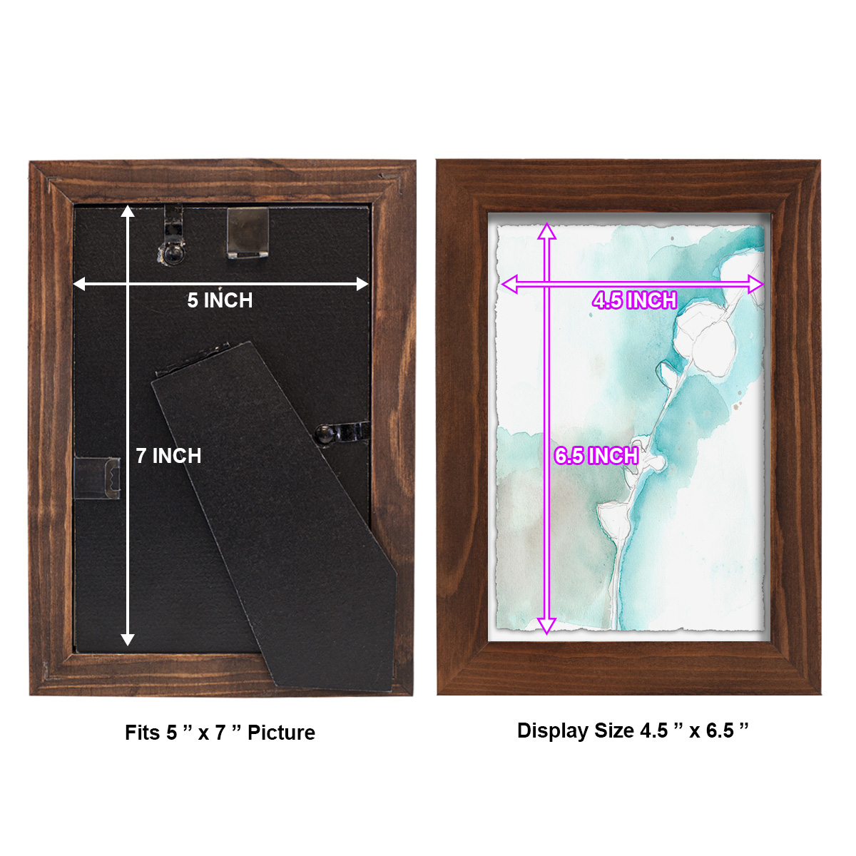 Ginkgo on Dusty Teal VII - Framed Print w/glass - Chestnut