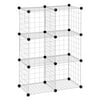 Honey Can Do 6-Pack Modular Mesh Storage Cube, Silver