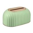 thumbnail image 1 of Caja de papel Injueey organizador sanitario dispensador Verde claro, 1 of 6