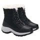 thumbnail image 5 of Botas de nieve Botines cálidos de felpa impermeables con cordones para mujer zapatos de invierno antideslizantes de talla grande FLhrweasw Nuevo, 5 of 6