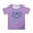 Purple, variant on XUELUO Toddler Girls Tops & T-Shirts Summer Father's Day Letter Print Crew Neck Short Sleeve Loose Casual Fashion T-shirts Sportwear,Black,3-4 Years