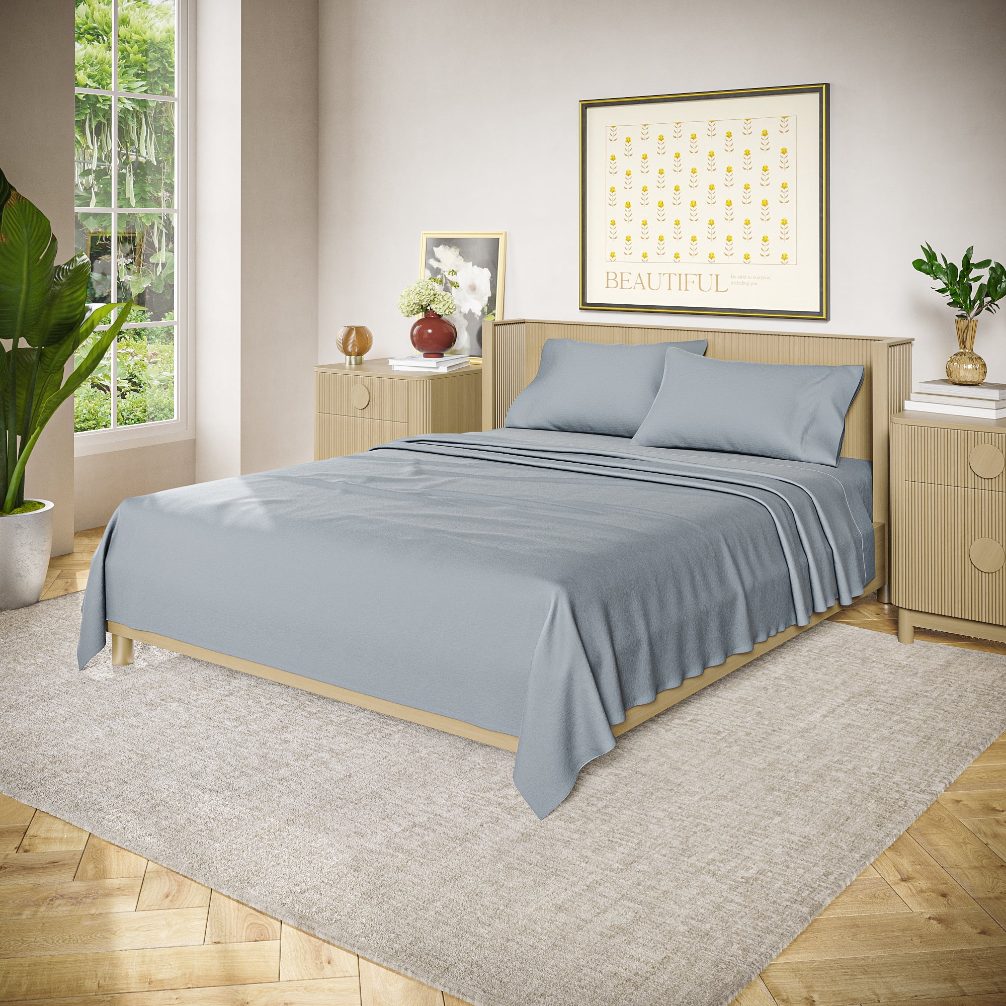 BT 200 PERCALE BLU Q