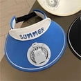 thumbnail image 7 of SAWOBUUN Kids Solar Fan Hat Boy Girl Sun Visor Hat Wide Brim Sun Protection Cap for Outdoor Summer Beach, 7 of 7
