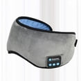 thumbnail image 2 of Máscara de ojos inteligente inalámbrica Bluetooth 5.0 con comunicación musical y sombreado de luz para dormir, color gris, 2 of 14
