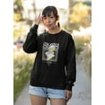 thumbnail image 2 of Abstract Statue W Melty Face Sweatshirt Women -Image by Shutterstock, Female Large, 2 of 4