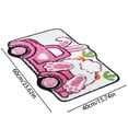 thumbnail image 3 of Rirozkan Easter Bunny Rug, 16x24 Inch Shaped Floor Mat, Soft Faux Wool Accent Carpet for Hallway, Porch, or Bedroom Decor, 3 of 8