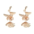 thumbnail image 3 of Pendientes Colgantes Salvador de Flores Regalo de Joyería para Mujeres Oro, 3 of 9
