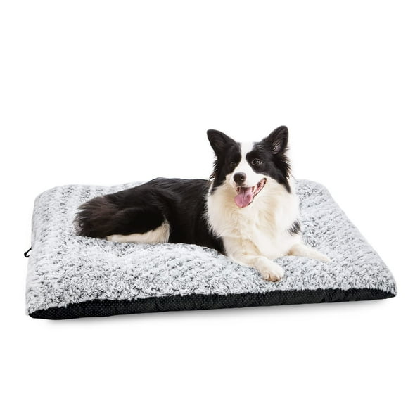 Cama para Perros MIXJOY Deluxe Lavable con Almohadilla Antideslizante para Jaulas Grandes