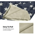 thumbnail image 5 of 4th of July Pillow Covers 18x18 Set of 2, Blue Independence Day Stars Decorative Outdoor Throw Pillows Linen Memorial Day Patriotic Cushion Pillow Covers for Sofa Couch Summer Outdoor Decor, 5 of 5