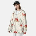thumbnail image 5 of Kll Flat Mushrooms Print Men'S Women’s Upf 50+ Sun Protection Outdoor Hoodie Jacket Long Sleeve Fishing Hiking Performance Shirt- Medium, 5 of 8