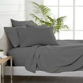 thumbnail image 5 of Bare Home 6 Piece Sheet Set, Microfiber, 2 Extra Pillowcases, Queen, Gray, 5 of 6