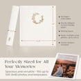 thumbnail image 3 of Premium Scrapbook Album – Photo Album with Writing Space – 100 Pages for Multiple Sizes 4x6, 5x7, 6x8, 8x10 – Holds 500 Photos – Wedding, Baby, Travel & Family Memories, 3 of 6