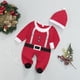 thumbnail image 3 of Xtmater Baby Christmas Costume , Santa Claus Manga Larga Snaps Mono Sombrero De Navidad Para 0-12 Meses 7, 3 of 3