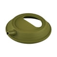 thumbnail image 2 of Tapa de silicona para tazón para campamento cubierta de utensilios portátiles ligeros con reemplazo de boquilla para la playa de barbacoa Verde, 2 of 8