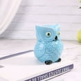 thumbnail image 4 of MasteelfCA 1PC Ceramic Owl Shaped Piggy Bank Lovely Animal Saving Box Home Decoration Crafts (Random Color), 4 of 9