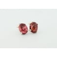 thumbnail image 2 of Natural Red Tourmaline Sterling Silver Earrings NT151, 2 of 8