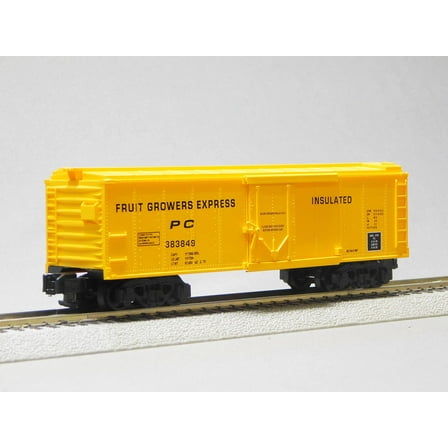 Lionel American Flyer Fruit Growers Express Insulated BOXCAR #383849 S Gauge