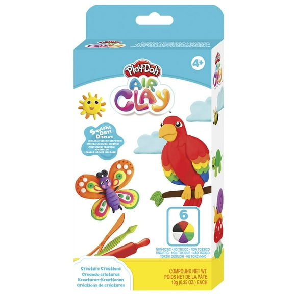 Play-Doh Air Clay Studio with 6 Colors & Accessories for Kids Ages 4 and Up