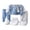 Light Blue, variant on Baby Girl Clothes 0-3 Months Newborn Clothes For Boys Seven Piece Baby Set For Comfortable Soft Stylish And Cute Cartoon Baby Set Orange,Size 0-3 Months