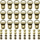thumbnail image 1 of 300 Piezas Bronce Cordones para Botas Ganchos Kit de Reparación de Ojales Cordones de Botas de Metal Hebillas Anillo de Hebilla con Remaches para Reparación de Zapatos Reemplazo Camping Senderismo Esc, 1 of 5