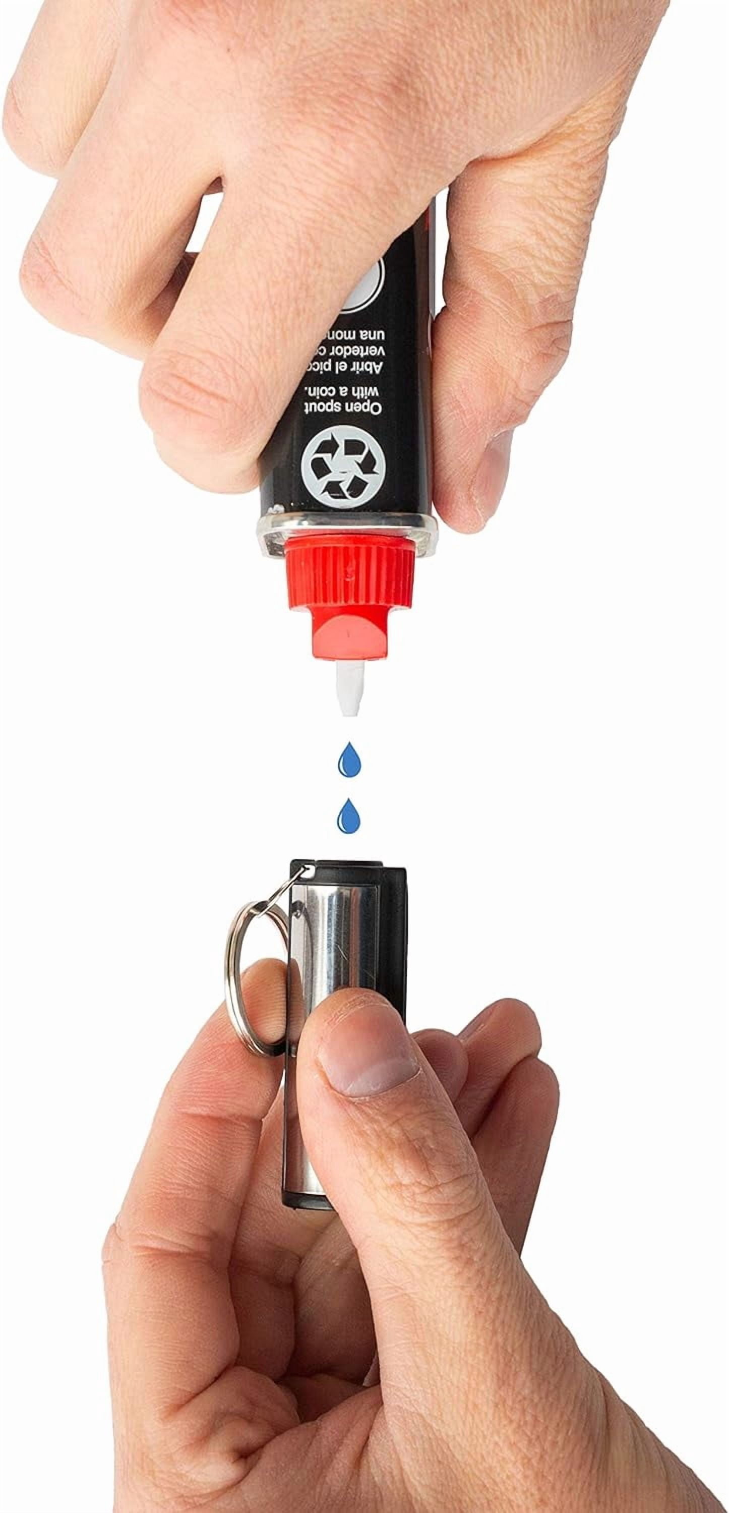 20 Pack Permanent Match Lighter - Waterproof Keychain Survival Tool for Camping, Candles & Emergency, Emergency Fire Starter Striker Set
