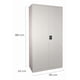 thumbnail image 3 of Gabinete Universal Gutstark Tipo Closet Anaquel con 4 Compartimentos, 3 of 4
