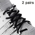 thumbnail image 2 of 2 Pairs Elastic No Tie Shoe Laces For Adults,Kids,Elderly,System With Elastic Shoe Laces, 2 of 9