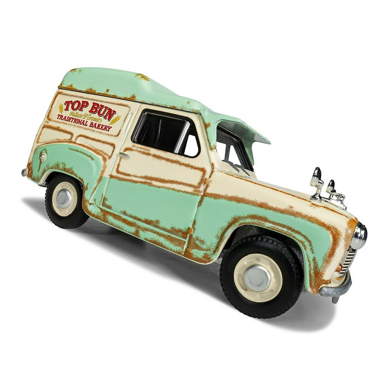 Wallace & Gromit Austin A35 Cheese Please - Camión de Reparto, Color Verde