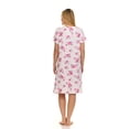 thumbnail image 5 of JEFFRICO 2 Pack Nightgowns for Women - Short Sleeve Soft Womens Nightgowns & Sleepshirts - Round Neck Pajamas Dress for Lounging, Sleeping & Casual Wear, 5 of 12