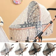 D-GROEE Mosquito Net for Stroller, Crib Mosquito Net Full Cover, Breathable & Foldable Netting for Baby Stroller Mosquito Net