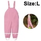 thumbnail image 1 of Pantalones de lluvia impermeables para niños, pantalones con tirantes a prueba de suciedad para niños y niñas Zhivalor Pants Deportivos, 1 of 8