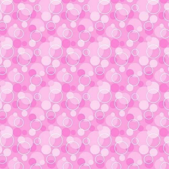 Comfy Flannel Bubble Fabric - Pink