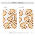 thumbnail image 3 of Cute Funny Sliced Toast Bread Garden Flag 28"x40" Double-Sided Yard Flags for Outside Outdoor All Seasonal Decoration, 3 of 6