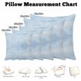 thumbnail image 6 of Throw Pillow Covers 20x20 Inch, Sky Blue Decorative Pillow Cases for Couch Sofa Bed, Vintage Solid Color Modern Minimalist Distressed Cotton Linen Square Home Decor Pillowcases with Hidden Zipper, 6 of 7