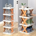 XIOP MultiLayer Shoe Rack Storage Organizer, Narrow Shoe Rack Small