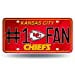 thumbnail image 3 of Kansas City Chiefs #1 Fan License Plate, 3 of 4