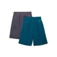 Athletic Works Boys Core DriWorks 2Pack Shorts, Sizes 418 & Husky