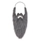 thumbnail image 4 of Bigote falso, barba falsa, bigote falso para actuación en el escenario de Halloween, Gris 44cm, 4 of 8