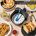 thumbnail image 4 of Air Fryer Accessories 12Pcs Set, Non-Stick Air Fryer Liners with Cake Pan Pizza Pan, Reusable Kitchen Gadgets Compatible with 3.7QT-4.8QT Air Fryers, 4 of 6
